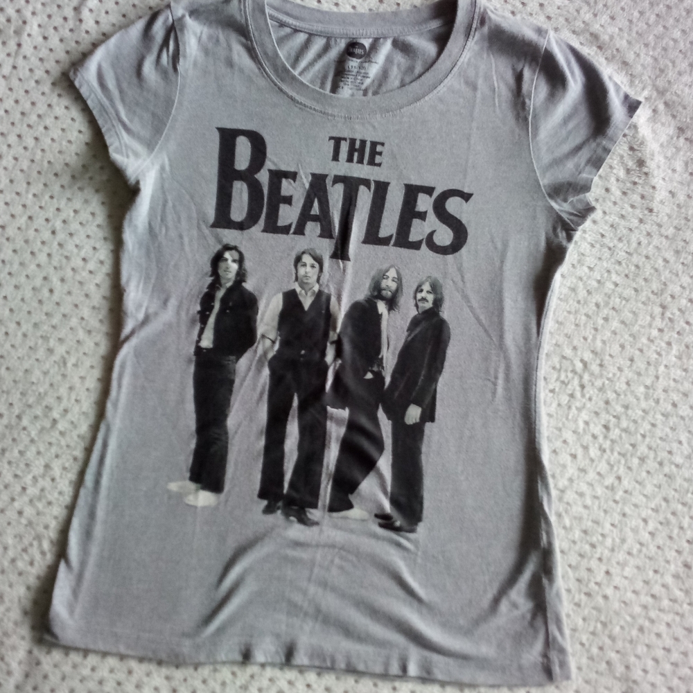 The Beatles large Gray band t-shirt - Picture 3 of 10